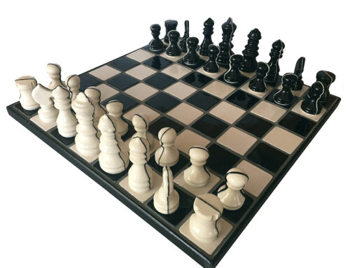 Zwart/Wit schaakbord